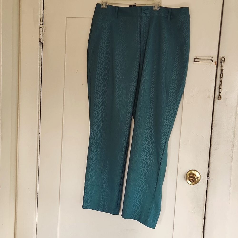 Snake print pants